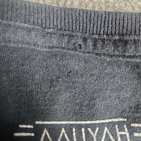 Aaliyah Graphic Tee L Official Licensed Black T-Shirt C-Life Group R&B Hip Hop - Picture 4 of 5